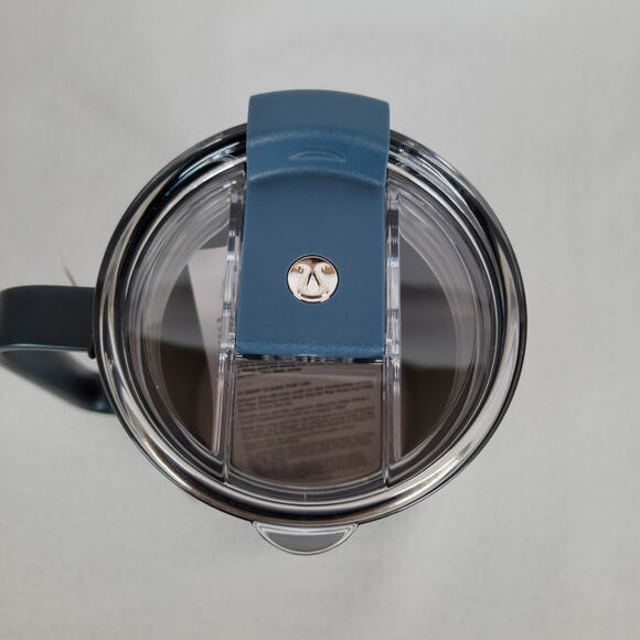 Lululemon Insulated Mug Cup 12oz/350 ml Blue Double-Walled Logo Coffee Cold Hot - Picture 4 of 7